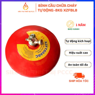 Bình cầu chữa cháy tự động bằng bột ABC 8kg XFZBL8 -  Siêu thị thiết bị PCCC