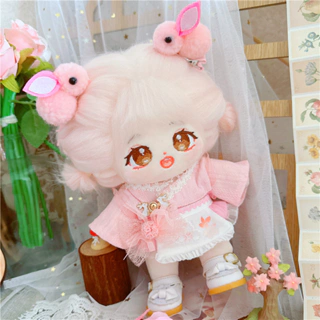 [Đặt trước]Outfit doll 20cm váy hồng cách điệu(không gồm doll)