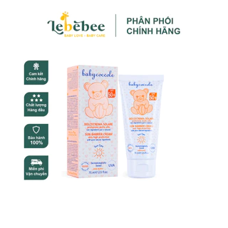 Kem chống nắng SPF50+ Babycoccole cho bé từ sơ sinh 0m+ (75ml)