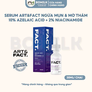 Serum dưỡng Art & Fact 10% Azelaic acid + 2% niacinamide - ngừa mụn, làm sáng da và kiềm dầu