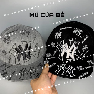 Bé 3-8 TUỔI/ Mũ lưỡi trai hiphop cho bé trai bé gái phungvyshop- Nón trẻ em KẾT TRUNG Snapback IN NI IN