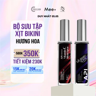 Xịt thơm vùng kín API Bikini Spays 20ml, khử mùi API 10ml, trắng nách API 10ml  MEE NATURAL | MOOSUN COSMETICS