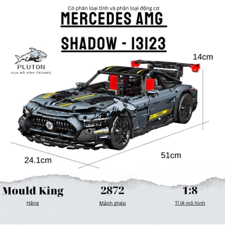 Mô hình lắp ráp siêu xe technic Merrcedes AMG Shadow tỉ lệ 1:8 SKU 13123 2872 chi tiết mảnh ghép