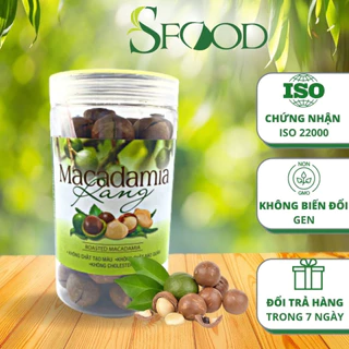 Hạt macca Đắc Lắc của SFOOD size đại, còn vỏ, khứa nứt; hạt mới, giòn ngon, ăn trực tiếp (tặng kèm đồ khui)!