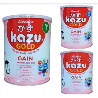 Sữa bột Kazu Gold Gain số 0+,1+, 2+ 810g