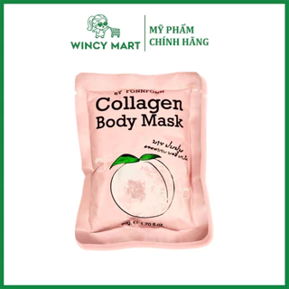 1 Gói Mặt Nạ Ủ Tắm Trắng Da Trái Đào Thái Lan Collagen Body Mask by Fonn Fonn Thái Lan 50g - Wincy Mart