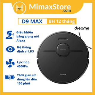 [Hỏa Tốc - HCM] Robot Hút Bụi Lau Nhà Dreame D9 Max 4000Pa /  D9 Max Gen 2 6000Pa | Chính Hãng | BH 12TH | Mimax Store