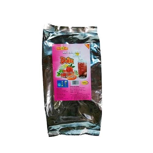 Bột giải khát hương dâu loại 500g