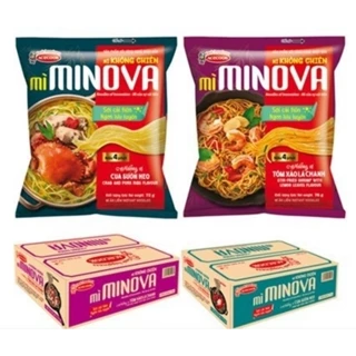 🍝🍲MÌ ĂN LIỀN KHÔNG CHIÊN MINOVA - KHÔNG SỢ BỊ NÓNG - 1 SẢN PHẨM CỦA CTY ACECOOK ( VIỆT NAM)