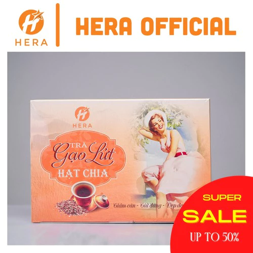 Trà Gạo Lứt Hạt Chia HERA MẪU MỚI