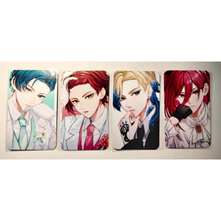 (Sẵn) Card artist Anime Blue Lock nhân vật chigiri, sae, rin, kaiser áo vest đồng bộ