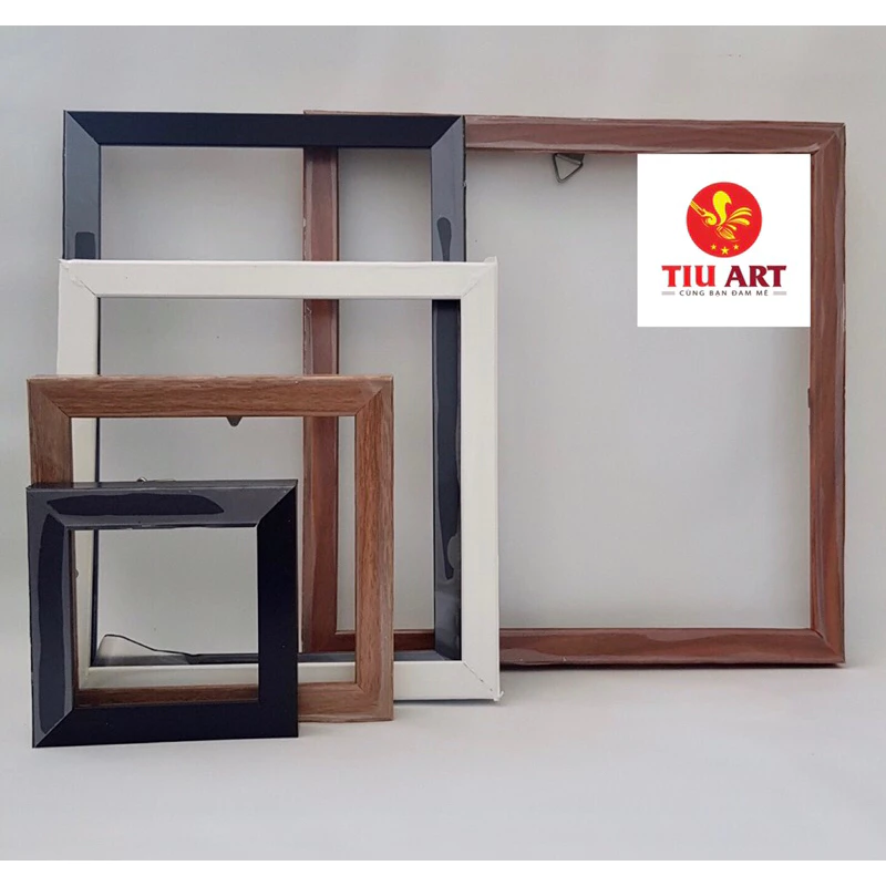 Khung treo tranh số hoá tự lắp ghép 40x40, 40x50, 40x60, 50x50 (có video hướng dẫn lắp)