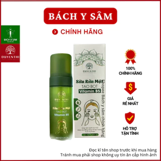 Sữa Rửa Mặt Bách Y Sâm Duyên Thị Tạo Bọt Vitamin B5 150ml (Mẫu Mới Nhất Của Sữa Rửa Mặt Bọt)