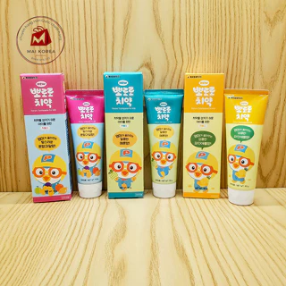 Kem đánh răng Pororo Hàn quốc 90gr cho bé (nuốt được)