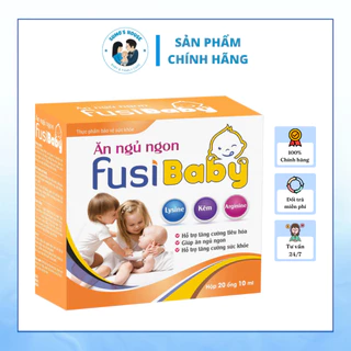 Siro ăn ngủ ngon Fusi Baby [ Hộp 20 ống ]