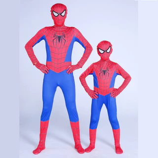 Đồ siêu nhân cho bé trai bộ đồ hóa trang kèm mũ trùm siêu nhân cho bé Cosplay04