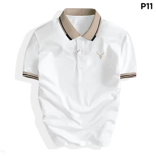 Áo Thun Polo Nam cổ bẻ Linh Dương vải Cá Sấu Cotton cao cấp chuẩn form