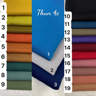 [Xả hàng] 1kg Vải thun cotton 2c, thun bỏrip co giãn thấm hút mồ hôi hoạ tiết dễ thương khổ 1m7-1m9