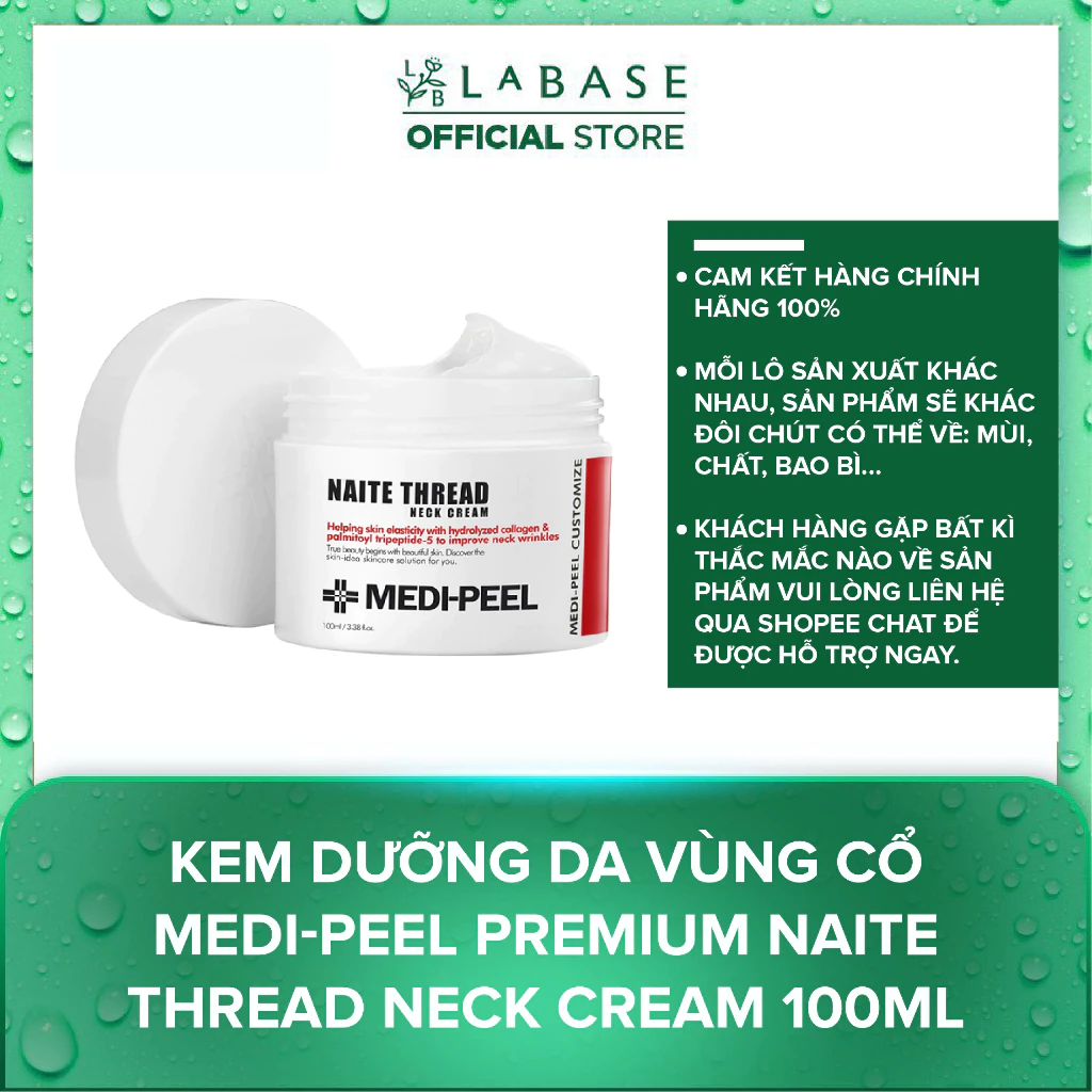 Kem dưỡng da vùng cổ Medi-peel Premium Naite Thread Neck Cream 100ml