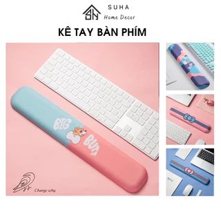 Kê tay bàn phím đệm kê tay keyboard silicon đàn hồi chống trơn chống mỏi công thái học - Suha Decor