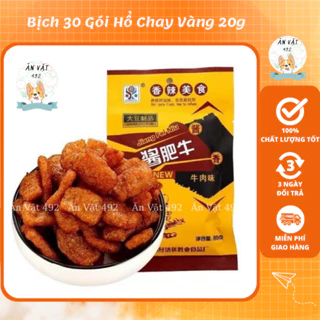 Bịch 30 Gói Hổ Chay Vàng 40gr - Ăn Vặt 492