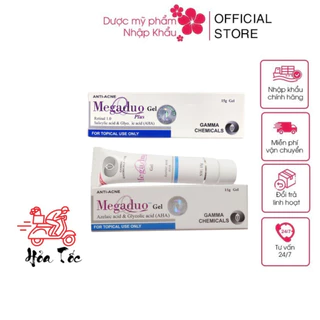 HÀNG CÔNG TY - Megaduo Gel, Gamma Chemicals Megaduo Plus Gel Giúp Giảm Mụn Trứng Cá, Mụn Ẩn Và Thâm, Dưỡng Da 15gram