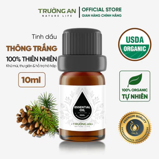 (Mẫu Thử) Tinh dầu Gỗ Thông Trắng nguyên chất TRƯỜNG AN dung tích 10ml