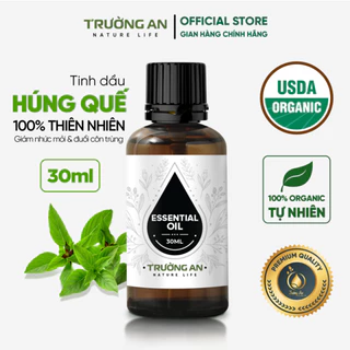 Tinh dầu Húng Quế nguyên chất TRƯỜNG AN dung tích 30ml/100ml