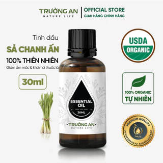 Tinh dầu nguyên chất Sả Chanh Ấn TRƯỜNG AN khử mùi đuổi muỗi an toàn/ Bạc Hà/ Quế/ Bưởi/ Cam/ Hoa Lài/ Quýt/ Tràm Gió.