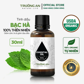 Tinh dầu nguyên chất Bạc Hà TRƯỜNG AN khử mùi làm thơm phòng đuổi côn trùng an toàn/Tràm Trà/ Cam/ Quế/ Bưởi/ Hoa Hồng.