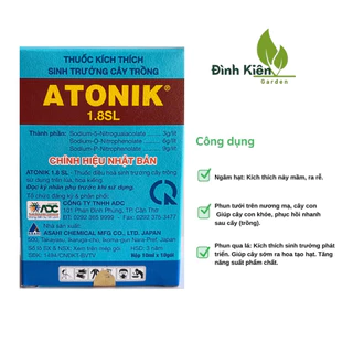 ATONIK 1.8SL - Kích thích sinh trưởng cây trồng, ra rễ, nảy mầm.