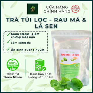 Trà Túi Lọc Rau Má & Lá Sen Trà Hoa Thảo Mộc Tâm Sang - Làm Sáng Da, Giảm Stress, Ổn Định Đường Huyết, Giảm Mất Ngủ