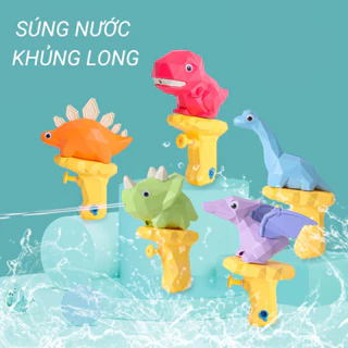 🌻Súng phun nước khủng long cho trẻ em