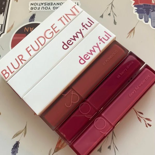 Son kem lì Romand Blur Fudge Tint 02 #Rosiental Cánh hồng khô