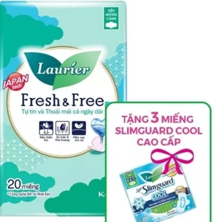 Combo 3 túi = 60 miếng băng vệ sinh có cánh Laurie