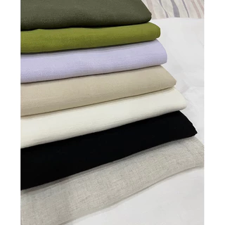 [HCM] Vải Linen Bamboo - Siêu mềm rũ - ít nhăn mát rười rượi - May đầm ko lót