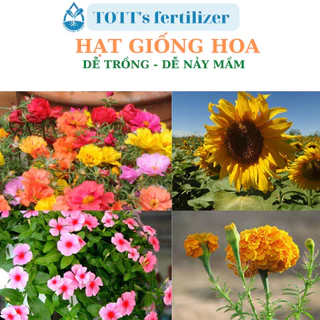 Hạt giống hoa các loại dễ nảy mầm, dễ chăm sóc dễ trồng TOTT's fertilizer