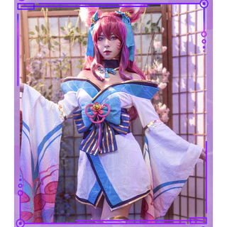 [ORDER] Trang phục COSPLAY Ahri skin Chiêu Hồn Thiên Hồ LOL (có kèm ảnh thật)