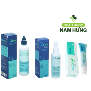 COMBO - Bộ 3 Sản Phẩm DIZIGONE - Sát Khuẩn, Khử Khuẩn, Lành Vết Thương Tái Tạo Da Ngừa Sẹo