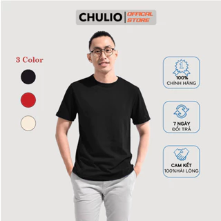 Áo thun nam Chulio 100% cotton, co dãn thoải mái - TS23S05