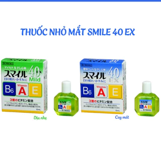 NHỎ MẮT SMILE 40EX LION NHẬT BẢN  (LỌ 15ML)