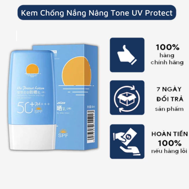 Kem Chống Nắng HUNMUI SPF50+ 60ml (Vỏ Hộp Xanh)