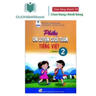 Sách - Phiếu ôn luyện cuối tuần Tiếng Việt lớp 2 - Cánh Diều