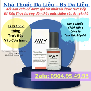 [Hàng Công Ty Có Tem Phụ] AWY Vitamin Tree Brightening Serum - Serum Trắng Da, Ngừa Nám