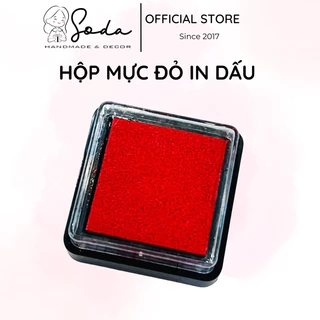 Hộp mực đỏ in dấu/Hộp mực in dấu đỏ