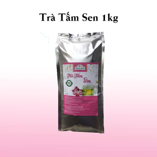 Trà Tấm Sen 1kg - Trà Tấm Tân Cương Xanh Hương Sen Thơm Ngon