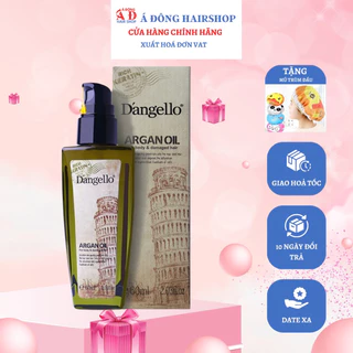 [+Tặng mũ trùm][Dangello] Tinh dầu dưỡng bóng tóc D'angello Argan Oil giữ nếp nhẹ, bóng mượt 60ml