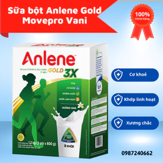 Sữa bột Anlene Gold Movepro Vani 1,2 Kg giúp duy trì hệ vận động Cơ-Xương-Khớp khỏe mạnh