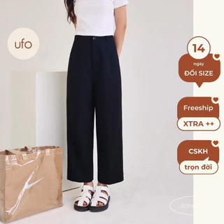 Quần ống rộng dáng suông lửng – Basic Trousers – ufo.thebasic