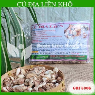 Thảo dược CỦ ĐỊA LIỀN khô sạch đóng gói 500gram - congtyduoclieuhonglan